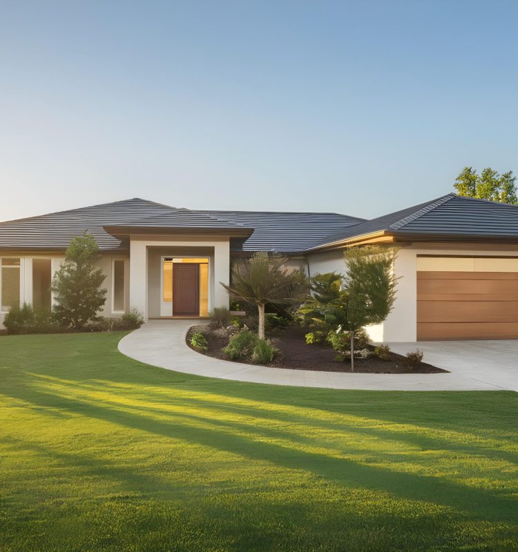 modern-home-exterior-with-lush-green-lawn-driveway